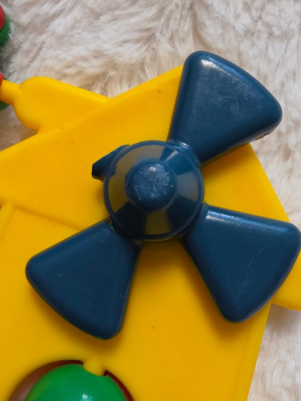 Vintage Ambi Toys Pram Rattle Activity Toy Windmill Holland 1970s Retro Baby - Picture 2 of 5